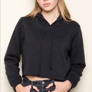 brandy melville cropped hoodie